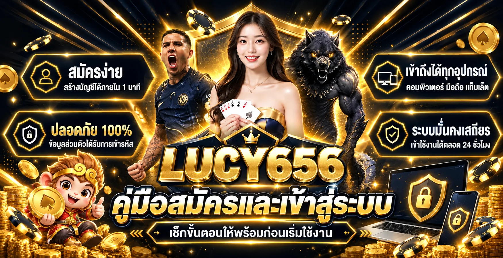LUCY656 คู่มือสมัครและเข้าสู่ระบบอย่างปลอดภัย